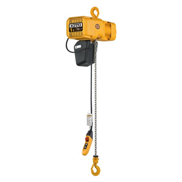 A Kito MR2 hoist fitted with pendant control
